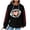 Black, variant on Hoodies for Womens Knit Waffle Tops 2026 Fall Clothes Fashion Rugby Printing Hooded Sweatshirts Long Sleeve Raglan Sweater Pullover Jacket with Pocket Winter Outwears