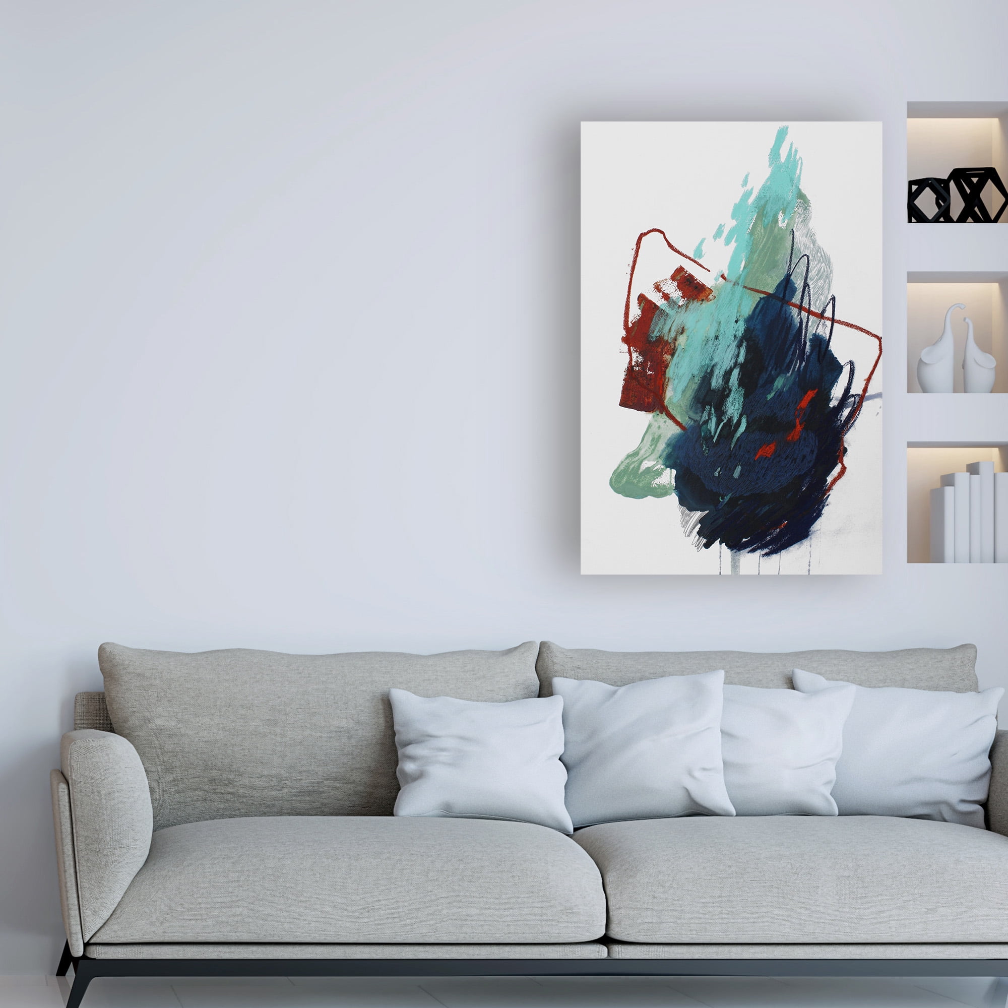 Trademark Fine Art 'The Summer No. 4' Canvas Art by Ying Gu