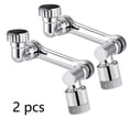 thumbnail image 1 of Extensor de grifo de 1-2 piezas, brazo robótico de aleación, 1080 ° Extensión de grifo universal giratoria, grifo giratorio para lavabo de baño, 1 of 5