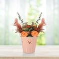 thumbnail image 4 of FRCOLOR Large Plant Pot Tin Flower Pot 16.00X14.50X11.00CM Khaki, 4 of 7