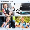 thumbnail image 5 of 2-Pack Seat Belt Covers with Flannel Seatbelt Shoulder Strap Case Adjustable Straps Soft Padding for Car Blue-green Butterfly Pattern Small, 5 of 8