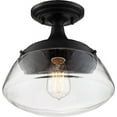 thumbnail image 5 of 60/6799-Nuvo Lighting-Kew-1 Light Semi-Flush Mount-10.38 Inches Wide by 10 Inches High-Aged Bronze Finish, 5 of 10