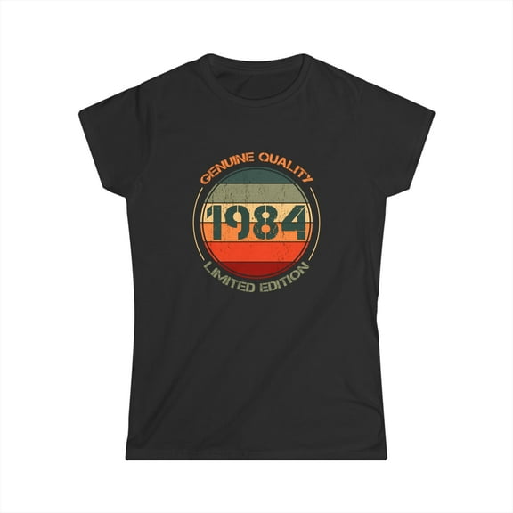 Vintage 1984 T Shirts for Women Retro Funny 1984 Birthday Shirts for Women