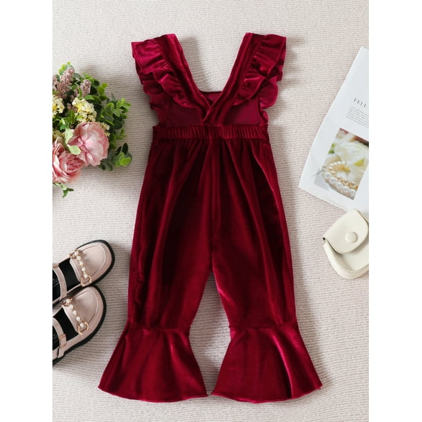 Kids velvet jumpsuit online