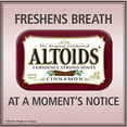 thumbnail image 6 of Mars Wrigley Confectionery ALTOIDS Curiously Strong Breath Mints,Individual Packs,1.76-Ounce Tins -Spearmint Wintergreen Great For Holidays, Parties, Gifts & More! (Cinnamon 1.76 Ounce, 3) Multicolor, 6 of 9