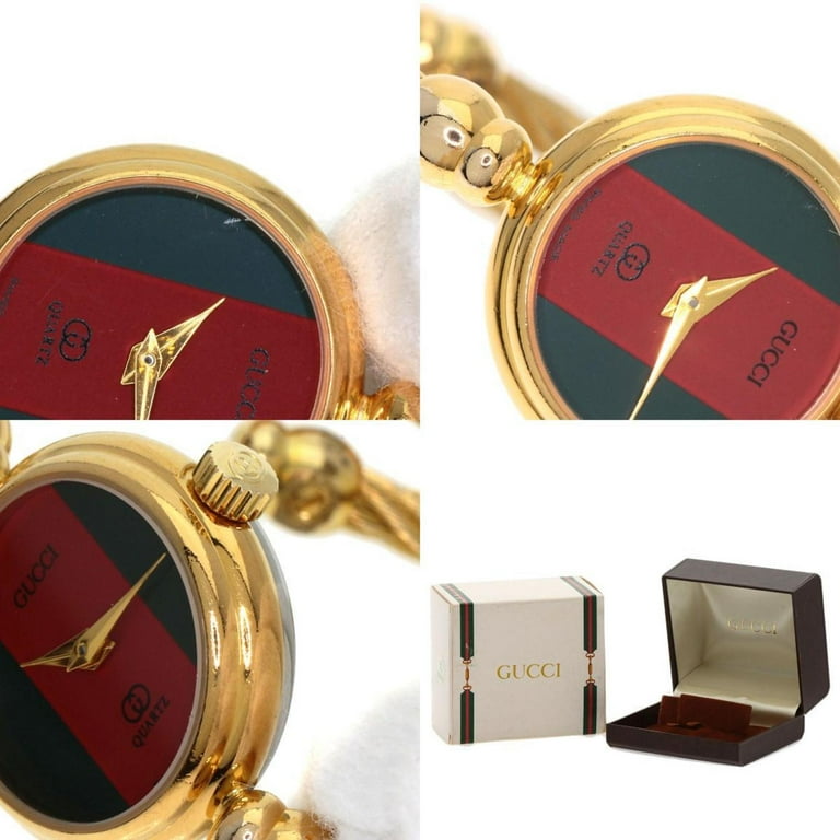 Pre-Owned Gucci 2047.1L Sherry Line Watch GP Ladies GUCCI