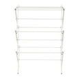 thumbnail image 4 of Household Essentials Collapsible Folding Metal Clothes Drying Rack, White, 4 of 10