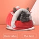 thumbnail image 3 of Cálida casa india para cerdos, cama para animales pequeños, nido para animales pequeños, cálido agujero para hámster, 3 of 5