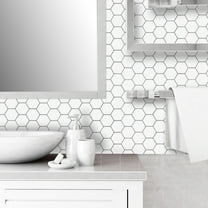 Masteelf Wallpapers Wall Decor Art Room Decor Home Wallpaper 30.5X30.5X0.1CM White