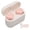 Pink, variant on Riousery Heart Shaped Wireless Earbuds HIFI Stereo Waterproof Bluetooth 5.3 Headphones with Charging Case, Built-in Mic, Cute Portable Earphones for Girls Women, 3.94 inches / 10.0 cm Black
