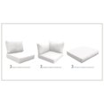 thumbnail image 1 of Coussin Haut pour Barbes-07a en Voile Blanche, 1 of 1