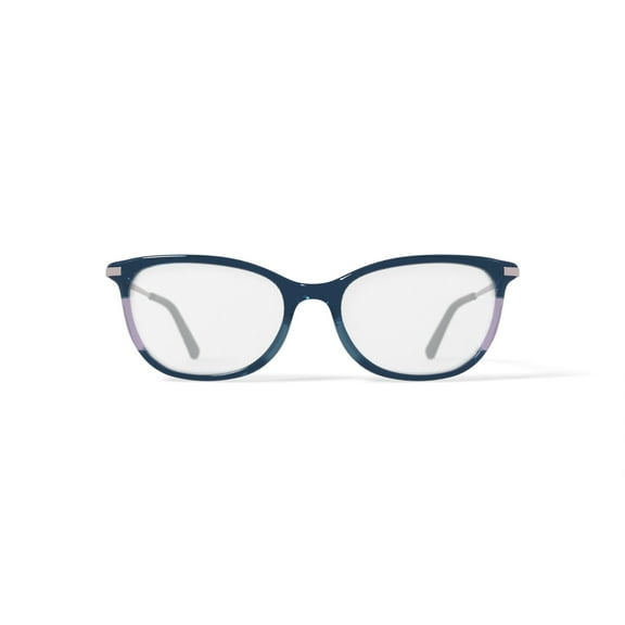 Flower Women's FLR6056 Prescription Eyeglasses with Case, Green/Pink