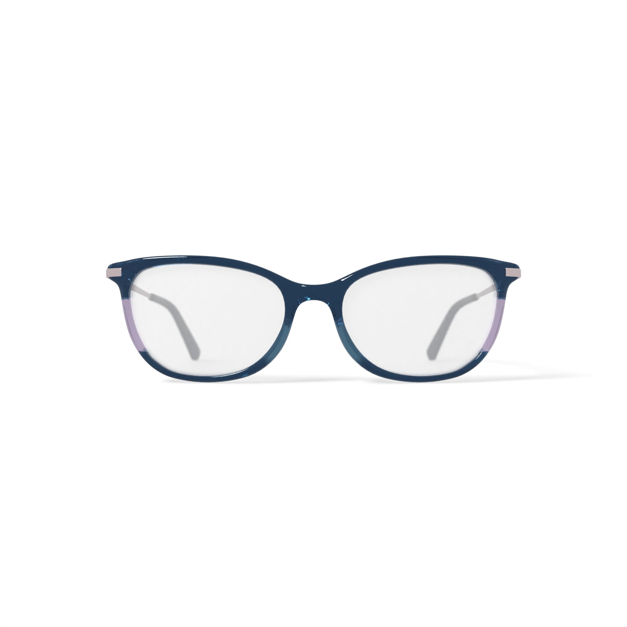 Flower Women's Prescription Eyeglasses with Case, FLR6056, Green Pink, 54mm, 1 Pair