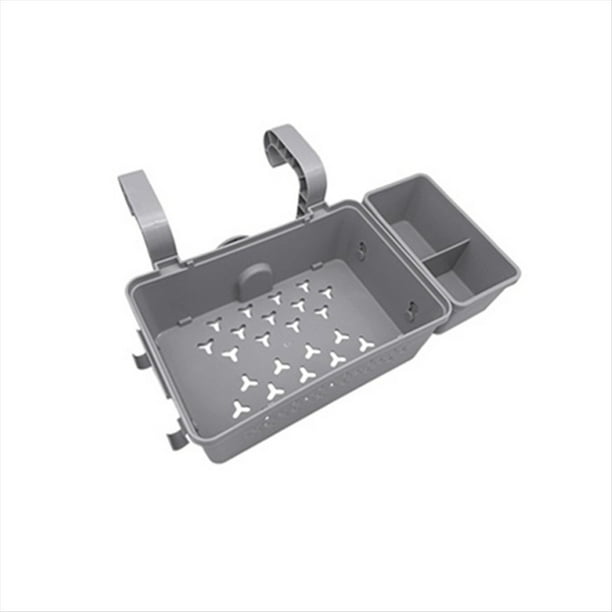 Cesta de Almacenamiento Junto A la Piscina con Portavasos para Piscina, Cesta de Almacenamiento para Piscina Al Aire Libre para Piscina Sobre Piscina/Piscina con