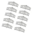 thumbnail image 4 of yotijay 10x Garden Gate Model Miniature Versatile Sturdy White Scene Courtyard Fence Height 1.8 cm, 4 of 9