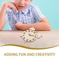 thumbnail image 3 of CTIRCHIU 2 Sets Telling Time Teaching Clock DIY Clock for Kids Beige Time Learning for Home Use, 3 of 8