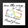 thumbnail image 2 of Lewis, Sheldon 15x15 Black Modern Framed Museum Art Print Titled - Point of View, 2 of 5