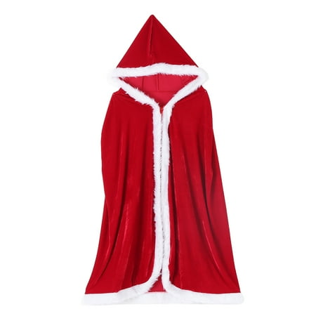 - Yosoo 3Types Christmas Halloween Red Hooded Long Wicca Cape Cloak Cosplay Costume, Christmas Costume, Hooded Cape