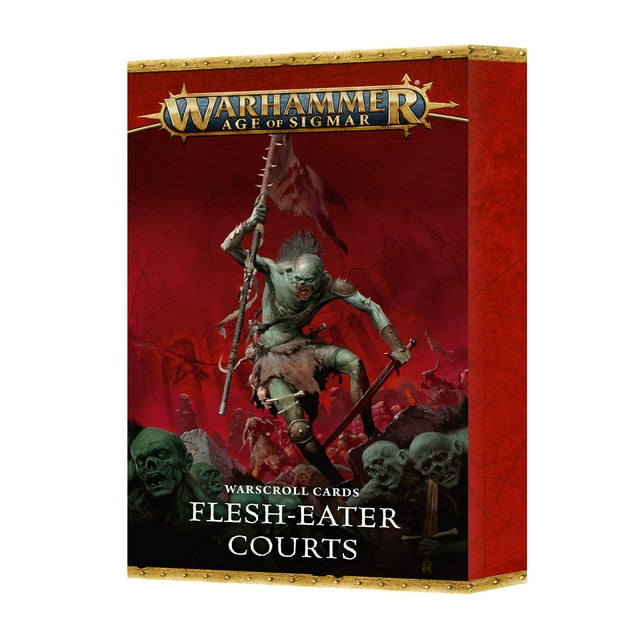 Games Workshop - Warhammer Age of Sigmar - Flesh-Eater Courts - Warscroll Cards 2025