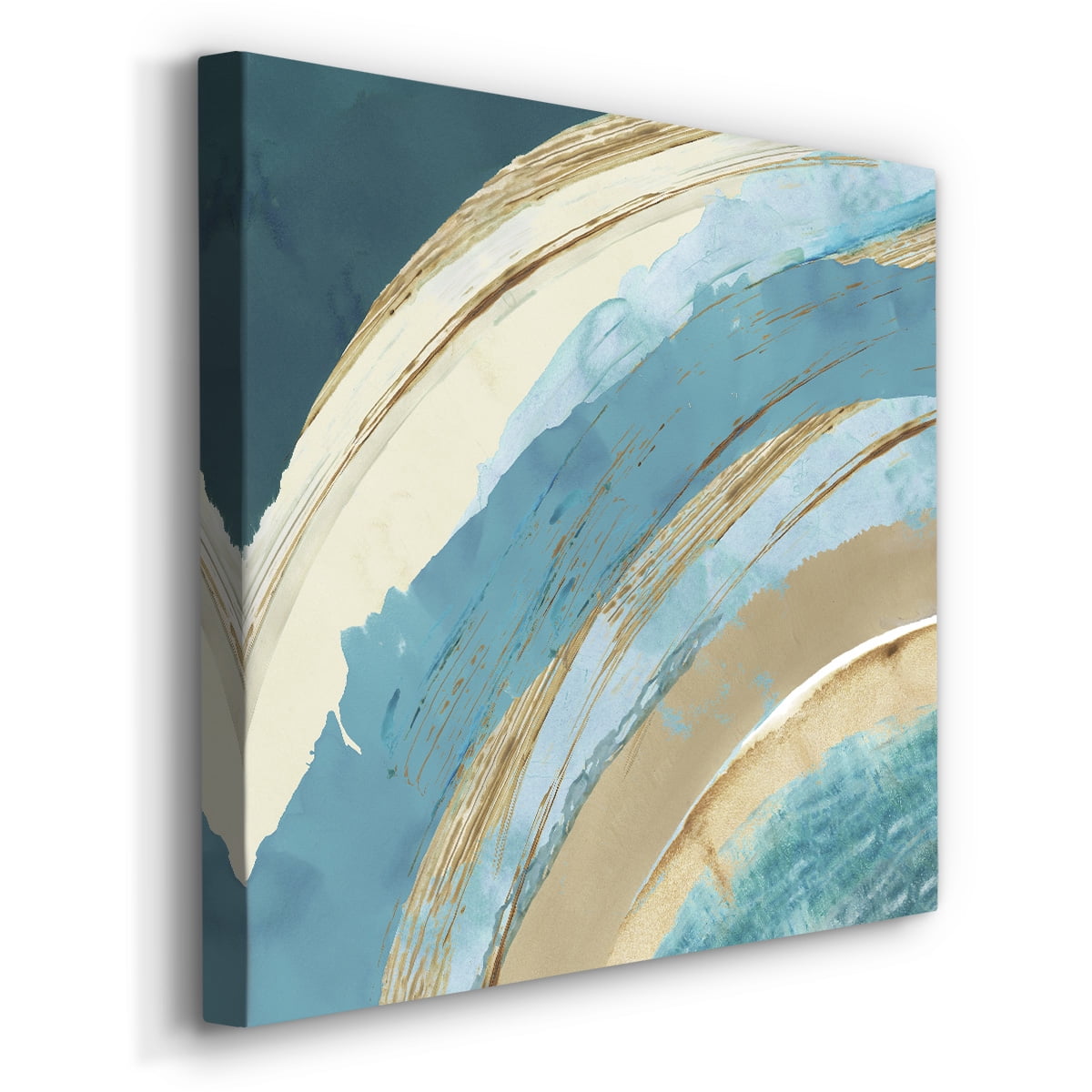 Wexford Home Making Blue Waves I-Premium Gallery Wrapped Canvas, 16" x 16" - Ready to Hang