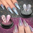 thumbnail image 4 of Set de polvos de uñas cromados Fcozpjk con espejo metálico de 24 colores, 4 of 8