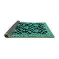 thumbnail image 2 of Ahgly Company Indoor Rectangle Persian Turquoise Blue Traditional Area Rugs, 3' x 5', 2 of 4