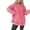 Watermelon Red, variant on Denim Sweatshirts For Women Hooded Solid Color Pullover Tops Casual Loose Hoodies With Pockets Fashion Outfits 2025 (XL, Watermelon Red)