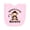 AD-Pink, variant on Inktastic Nana's Little Monkey Newborn Bib