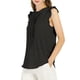 thumbnail image 4 of BLUSA SIN MANGAS CHIC PARA MUJERES INSPIRADA, CON VOLANTES Y PLEATS, IDEAL PARA TRABAJAR, TALLA 2XL, NEGRO, 4 of 7