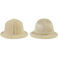thumbnail image 4 of CoCopeaunts Solid Bucket Hat for Women Solid Suede Lamb Hair Warm Winter Hats Outdoor Sunscreen Reversible Double Sided Wear, 4 of 8