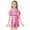 Pink, variant on Kids Boys Christmas Pjs Printed Silk Pjs Short Sleeve 2 Piece Sleepwear Button-Down Christmas Outfit Funny Pajamas 4-5 Years