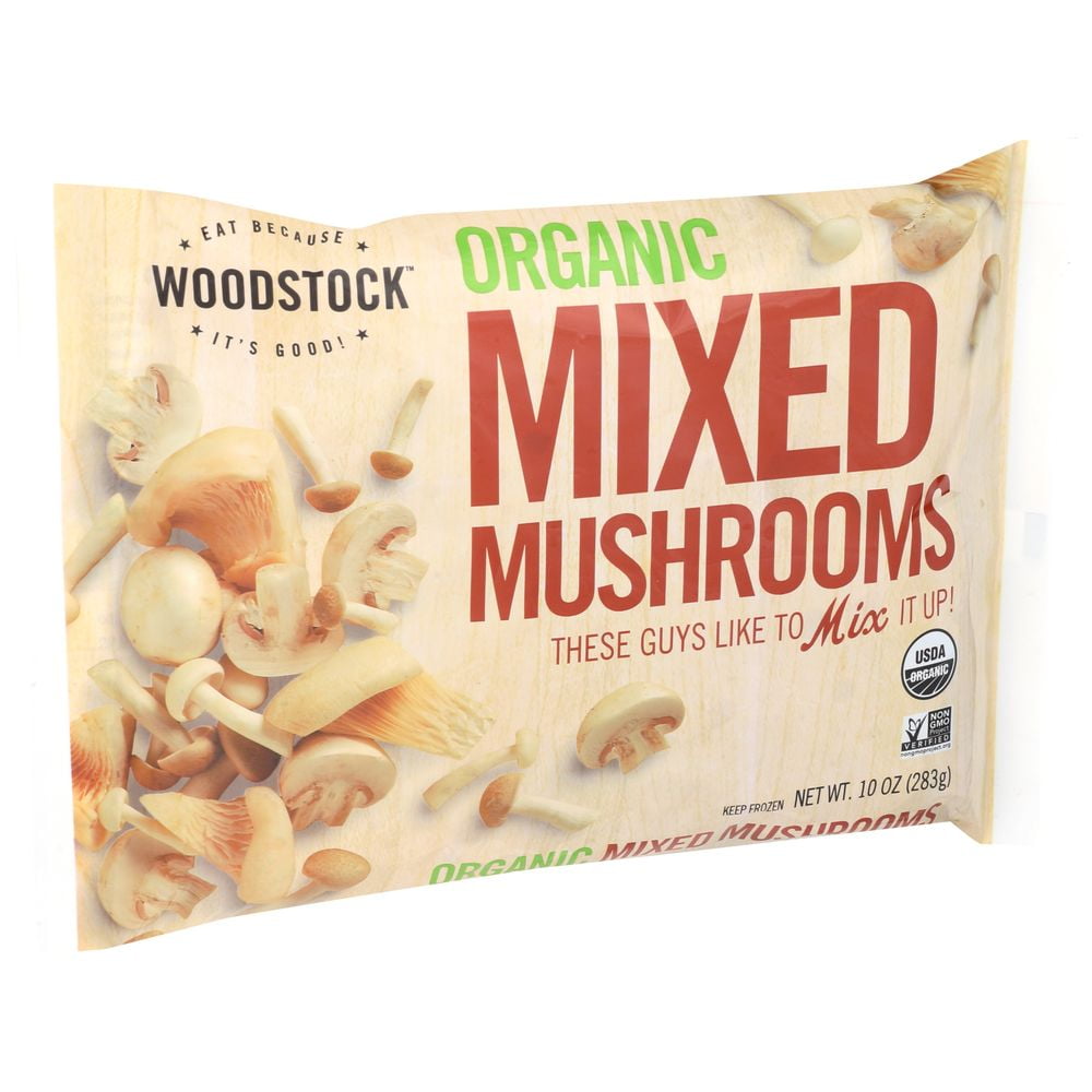 Woodstock Farms Organic Mixed Mushroom, 10 Ounce -- 12 per Case.