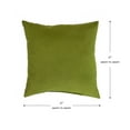 thumbnail image 4 of Greendale Home Fashions 17'' x 17'' Reversible Outdoor Throw Pillow, Set of 2, Hunter Green, 4 of 6