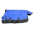 thumbnail image 2 of Showman PONY/YEARLING 42"- 46" 1200 Denier Waterproof & Breathable Turnout Sheet (Blue), 2 of 2