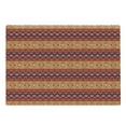 thumbnail image 1 of Tribal Cutting Board, Maya Inspired Horizontal Esoteric Latin Inspired Geometric Pattern Print, Decorative Tempered Glass Cutting and Serving Board, Large Size, Ruby Apricot, by Ambesonne, 1 of 1