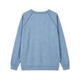 thumbnail image 4 of SONXAHE Womens Letter Slogan Print Raglan Pullover Crew Neck Long Sleeve Casual Sweatshirt Tunic Top, 4 of 4