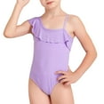 thumbnail image 2 of Girls Swim Suits Solid Girls One Piece Swimsuits Bathing Suit for Teenagers 13-14 Years Girls Fashion, 2 of 6