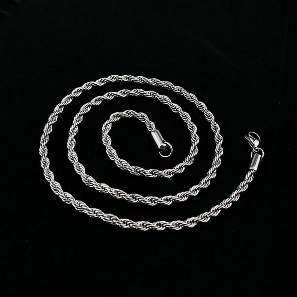 Collar giratorio de acero inoxidable con sentido de alta calidad, personalidad Joker, cadena de clavícula, collar de acero de titanio, joyería para mujer