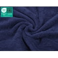 thumbnail image 3 of Juego de Paños de Algodón Americano 100% Lino Suave 600 GSM 4 piezas Navy, 3 of 9