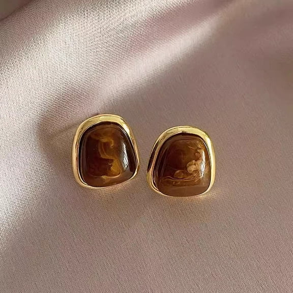 Zhuge Antique-Inspired Drop Dangle Earrings, 1-Pair Textured Retro Jewelry, Winter-Ready Vintage Statement Earrings,A21