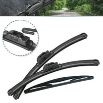 Feildoo 3PCS Wiper Blades Fit For Chevrolet Trailblazer 2009-2007, 22" 22" 12E, 3PCS for Car Windshield Front & Rear, Y23H3S10G