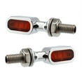 thumbnail image 6 of LED Rear Mini E Mark Turn Signal Indicator For Sportster Touring Dyna Chrome Amber, 6 of 8