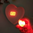 thumbnail image 3 of Becaristey Digital Projection Clock Portable LED Clocks Time Projection Flashlight Night Light Projector Clock With Key Chains Red 1Set, 3 of 6