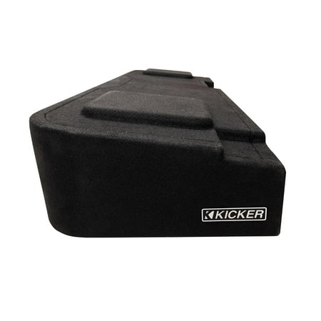 KICKER - L7T Dual 12"  2-Ohms Enclousure Subwoofer for Select 2008 and up Chevrolet Silverado and GMC Sierra - Black