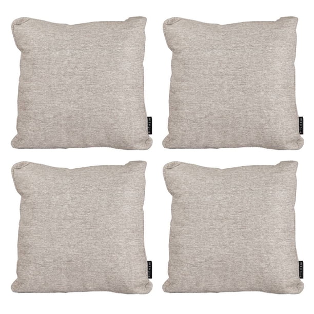 Cojin Decorativo Cuadrado grande Set de 4 Bond Arena