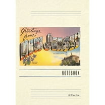 Vintage Lined Notebook Greetings from New Jersey, (Paperback)
