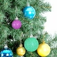 thumbnail image 2 of Christmas Tree Decoration Ball Ornents Shiny ball christmas ornent ball Plastic Ball Home House Bar Party Decors 4cm green, 2 of 9