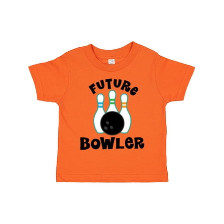 

Inktastic Future Bowling Childs Bowling Gift Toddler Boy or Toddler Girl T-Shirt