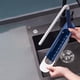 thumbnail image 4 of 2x Fregadero telescópico moderno Estante Cesta Soporte de almacenamiento Paños de cocina ajustables Organizador Toalla Colgador Jabón Esponja para Gad Macarena Fregadero telescópico, 4 of 8