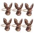 thumbnail image 4 of unbranded 6Ud Para Servilletas De En Metal Dorado Con De Para Fiestas, 4 of 8